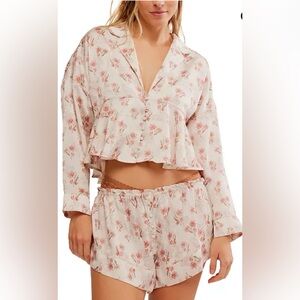 Blush Floral Women's Pajama Set